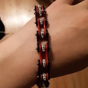 Bike chain bracelet